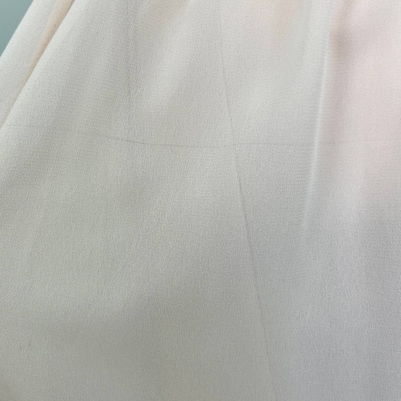 Bill Levkoff Shell Pink Chiffon Sleeveless A Line Dress Style 7140 Size 6 New - Picture 16 of 16